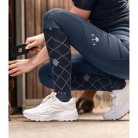 ELT Paris - Chaussettes d'équitation motif à carreaux ARGYLE