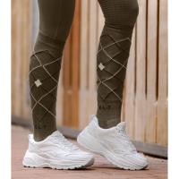 ELT Paris - Chaussettes d'équitation motif à carreaux ARGYLE