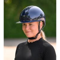 SWING - Casque d'équitation brillant grande visière Lady GLOSSY H24