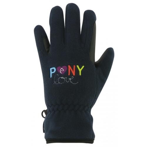 EQUITHEME - Gants Equitation Polaire pour Enfant PONY LOVE