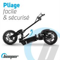 BEEPER - Trottinette Electrique Cavalier Tout terrain CROSS Avec Siège