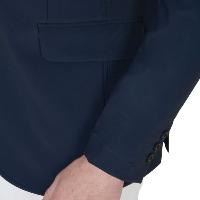 EQUESTRO - Veste de concours perforée HOMME légère 3 Boutons 