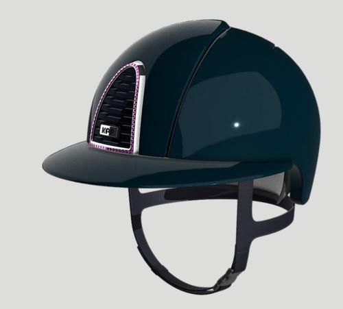 KEP ITALIA -  Casque équitation Cromo 2.0 Shine PADOVA Blue EDITION LIMITEE