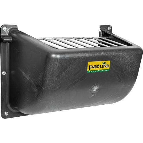 PATURA - Râtelier à Foin en Plastique avec Grille Slow Feeding pour Chevaux, 140L