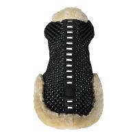 ACAVALLO - Amortisseur réhausseur AVANT en mousse PIUMA bord mouton