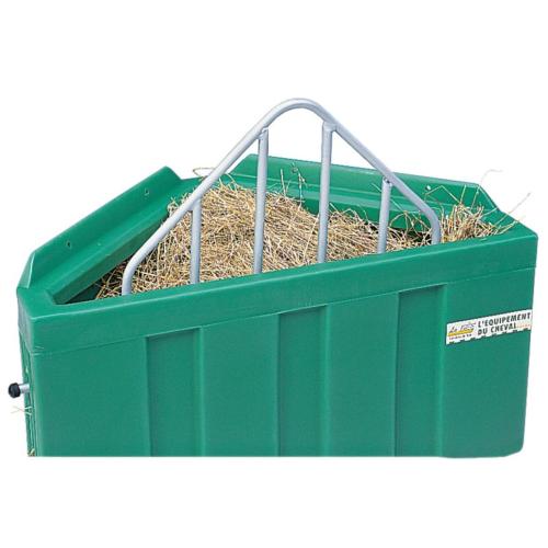 LA GEE - Râtelier à foin mangeoire d'angle avec grille anti-gaspillage