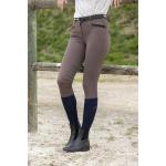 Pantalon d'Equitation Stretch et Strass SAFIR Basanes Silicone, EQUITHEME