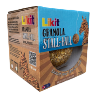 LIKIT- Boule  muesli  suspendre pour le Cheval au box, 1.6KG