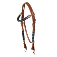 POOL'S - Bridon Western cuir dcor perles PERLA