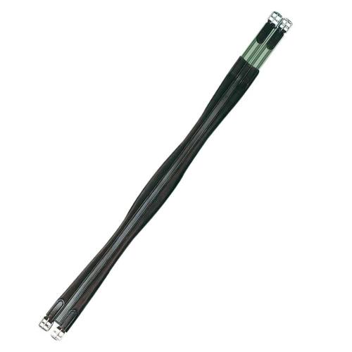 ZALDI - Sangle anatomique en cuir matelassé 1 côté élastique largeur 80 MM