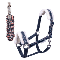WALDHAUSEN - Licol + longe doubl mouton synthtique rglable LUCKY