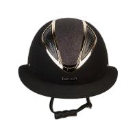 LAMI-CELL- Casque équitation velours et paillettes ARTEMIS Champagne