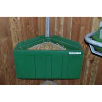 LA GEE - Râtelier à foin mangeoire d'angle avec grille anti-gaspillage