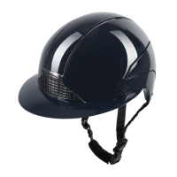 SWING - Casque d'équitation brillant grande visière Lady GLOSSY H24