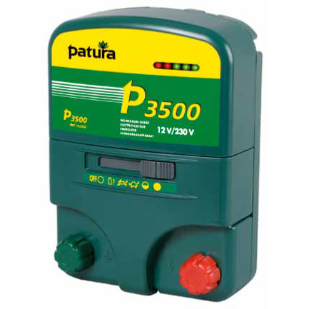 PATURA - Electrificateur Clôture Chevaux sur Secteur et 12V P3500