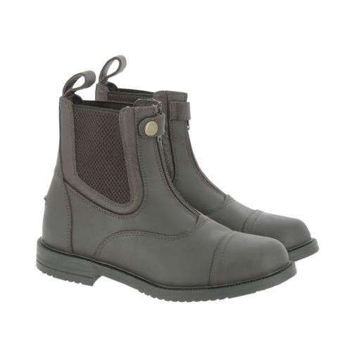 NORTON - Boots Jodhpur avec zip avant en Cuir Gras huilé ARLES 38FR