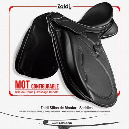 ZALDI - Selle de Dressage assise creuse MOT sur mesure