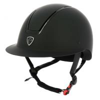 EQUITHME - Casque quitation en ABS avec visire large  GLINT MAT 