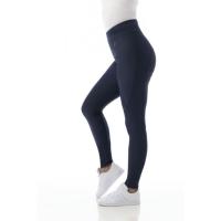 EQUITHEME - Legging Equitation Softshell à Poches Zippées DOLMYT fond Silicone 