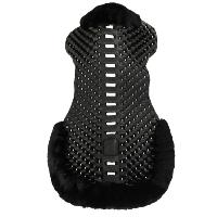 ACAVALLO - Amortisseur réhausseur AVANT en mousse PIUMA bord mouton