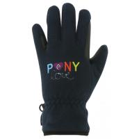 EQUITHEME - Gants Equitation Polaire pour Enfant PONY LOVE