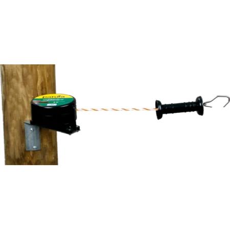 PATURA - Enrouleur de rappel à corde, 6 m avec Poignée pour clôture électrique 