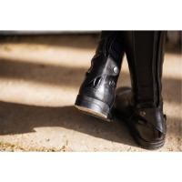 PARLANTI - Bottes Equitation Demi Mesure Cuir Italien à Lacets, MIAMI 