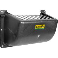 PATURA - Râtelier à Foin en Plastique avec Grille Slow Feeding pour Chevaux, 140L