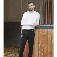 Pantalon d'Equitation HOMME Coton à Fond de Peau FUN CLASSIC, ELT PARIS