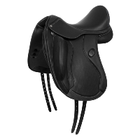 ACAVALLO - Selle de dressage RAFFAELLO panneaux laine ajustable systme MAG