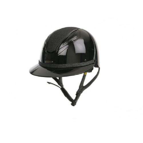 LAMI-CELL- Casque MIPS brillant grande visière et paillettes STELLA