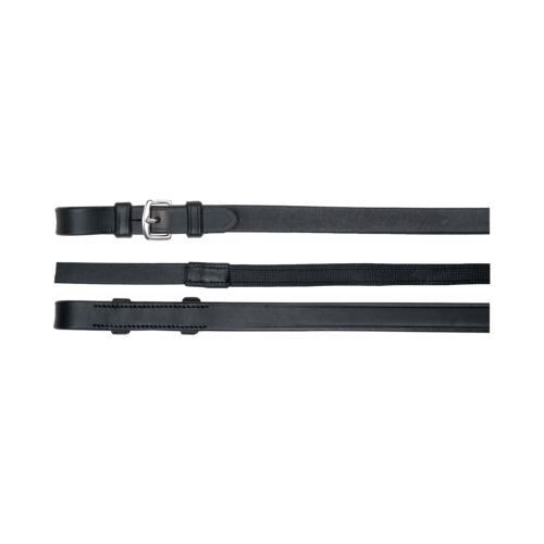 WALDHAUSEN - Rênes en Cuir Lisse Intérieur Grip Largeur 16 MM