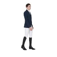 EQUESTRO - Veste de concours perforée HOMME légère 3 Boutons 