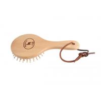 BORSTIQ - Brosse à Crins ronde dos et picots Bois de hêtre