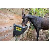 PATURA - Râtelier à Foin en Plastique avec Grille Slow Feeding pour Chevaux, 140L