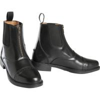 EQUITHEME - Boots Equitation ZIP Cuir surpiqu 