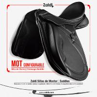 ZALDI - Selle de Dressage assise creuse MOT sur mesure