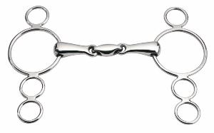 FEELING - Mors Rglable 4 Anneaux Double Brisure Inox